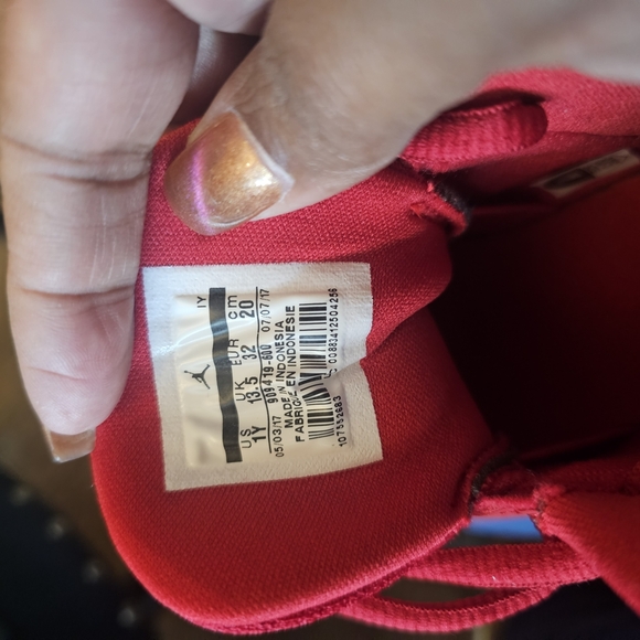 Air Jordans Jumpman Pro Kids Red Basketball Shoes - Picture 5 of 11